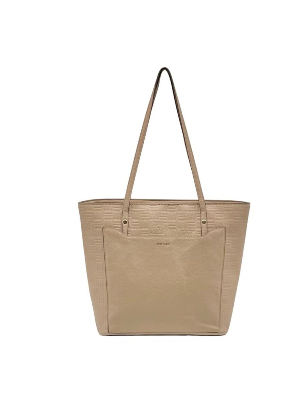 Anne Klein Tan Faux Leather Shoulder Bag